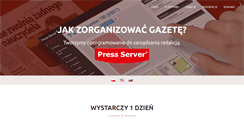 Desktop Screenshot of press-server.pl